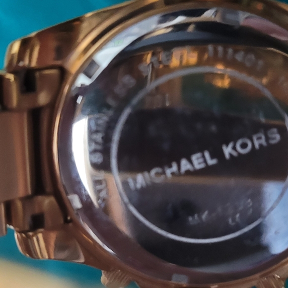 MICHAEL KORS Blair Rose Gold-Tone Stainless Steel Chronograph Watch - Picture 8 of 13